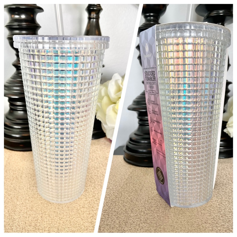 NWT Insulated Iridescent Studded Tumbler 24 oz